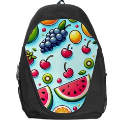 Fruits Sweet Pattern Backpack Bag by Ravend