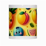 Fruits Fresh Sweet Pattern White Mug Center