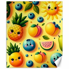 Fruits Fresh Sweet Pattern Canvas 8  X 10  by Ravend