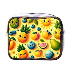 Fruits Fresh Sweet Pattern Mini Toiletries Bag (one Side) by Ravend