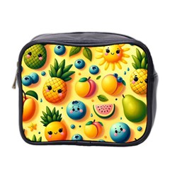 Fruits Fresh Sweet Pattern Mini Toiletries Bag (two Sides) by Ravend