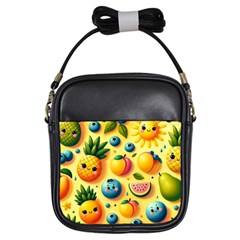 Fruits Fresh Sweet Pattern Girls Sling Bag by Ravend