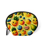 Fruits Fresh Sweet Pattern Accessory Pouch (Small) Back