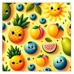 Fruits Fresh Sweet Pattern Square Satin Scarf (36  X 36 ) by Ravend