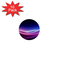 Cosmic Galaxy Quantum Art Nature 1  Mini Buttons (10 Pack)  by Ravend