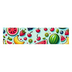 Fruits Sweet Pattern Banner And Sign 4  X 1  by Ravend