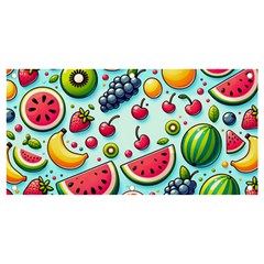 Fruits Sweet Pattern Banner And Sign 4  X 2  by Ravend