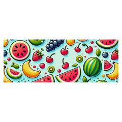 Fruits Sweet Pattern Banner And Sign 8  X 3  by Ravend