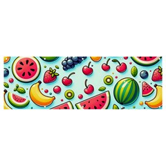 Fruits Sweet Pattern Banner And Sign 12  X 4  by Ravend