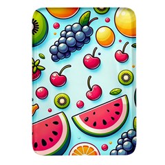 Fruits Sweet Pattern Rectangular Glass Fridge Magnet (4 Pack) by Ravend