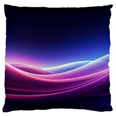 Cosmic Galaxy Quantum Art Nature Standard Premium Plush Fleece Cushion Case (two Sides) by Ravend