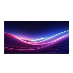 Cosmic Galaxy Quantum Art Nature Satin Wrap 35  X 70  by Ravend