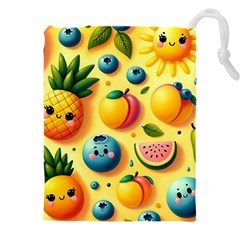 Fruits Fresh Sweet Pattern Drawstring Pouch (5xl) by Ravend