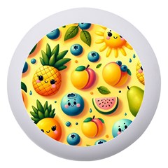 Fruits Fresh Sweet Pattern Dento Box With Mirror