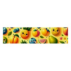 Fruits Fresh Sweet Pattern Banner And Sign 4  X 1  by Ravend