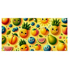 Fruits Fresh Sweet Pattern Banner And Sign 4  X 2  by Ravend