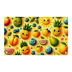 Fruits Fresh Sweet Pattern Banner And Sign 5  X 3  by Ravend