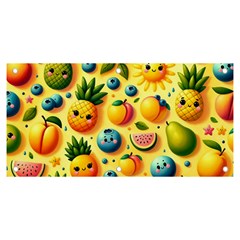 Fruits Fresh Sweet Pattern Banner And Sign 6  X 3  by Ravend