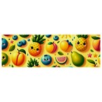 Fruits Fresh Sweet Pattern Banner and Sign 9  x 3  Front