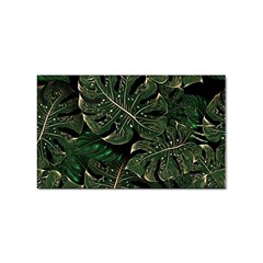 Monstera Plant Tropical Jungle Sticker Rectangular (100 Pack) by Ravend