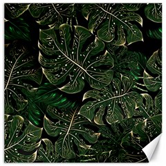 Monstera Plant Tropical Jungle Canvas 12  X 12  by Ravend