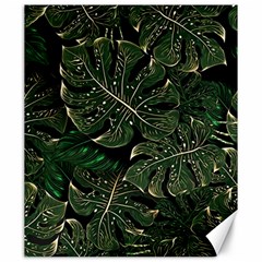 Monstera Plant Tropical Jungle Canvas 20  X 24  by Ravend