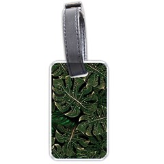 Monstera Plant Tropical Jungle Luggage Tag (one Side) by Ravend