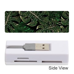 Monstera Plant Tropical Jungle Memory Card Reader (stick) by Ravend