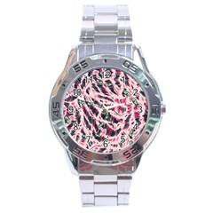 Drawing Notebook Print Reason Stainless Steel Analogue Watch by Ravend