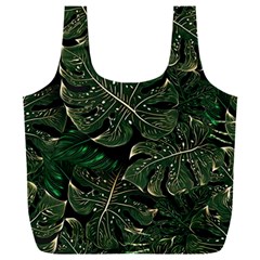 Monstera Plant Tropical Jungle Full Print Recycle Bag (xxl) by Ravend