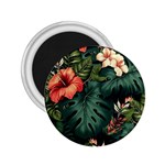 Flowers Monstera Foliage Tropical 2.25  Magnets Front