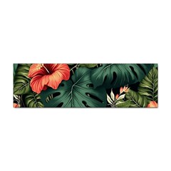 Flowers Monstera Foliage Tropical Sticker Bumper (100 Pack) by Ravend