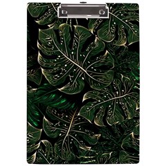 Monstera Plant Tropical Jungle A4 Acrylic Clipboard by Ravend