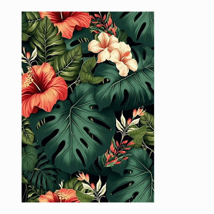 Flowers Monstera Foliage Tropical Small Garden Flag (Two Sides)