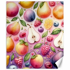 Fruits Apple Strawberry Raspberry Canvas 20  X 24  by Ravend