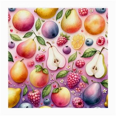 Fruits Apple Strawberry Raspberry Medium Glasses Cloth (2 Sides) by Ravend