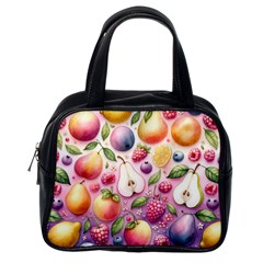 Fruits Apple Strawberry Raspberry Classic Handbag (one Side) by Ravend