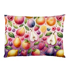 Fruits Apple Strawberry Raspberry Pillow Case (two Sides) by Ravend