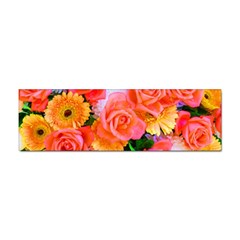 Bouquet Floral Blossom Anniversary Sticker Bumper (100 Pack) by Ravend