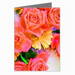 Bouquet Floral Blossom Anniversary Greeting Card by Ravend