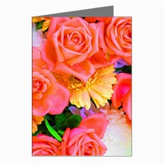 Bouquet Floral Blossom Anniversary Greeting Cards (pkg Of 8) by Ravend