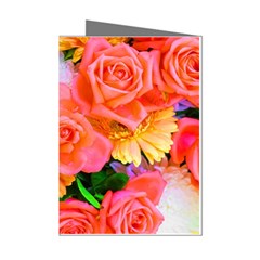 Bouquet Floral Blossom Anniversary Mini Greeting Cards (pkg Of 8) by Ravend