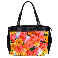 Bouquet Floral Blossom Anniversary Oversize Office Handbag (2 Sides) by Ravend