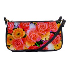 Bouquet Floral Blossom Anniversary Shoulder Clutch Bag by Ravend