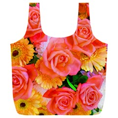 Bouquet Floral Blossom Anniversary Full Print Recycle Bag (xxxl) by Ravend