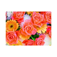 Bouquet Floral Blossom Anniversary Premium Plush Fleece Blanket (mini) by Ravend