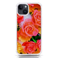 Bouquet Floral Blossom Anniversary Iphone 14 Tpu Uv Print Case by Ravend