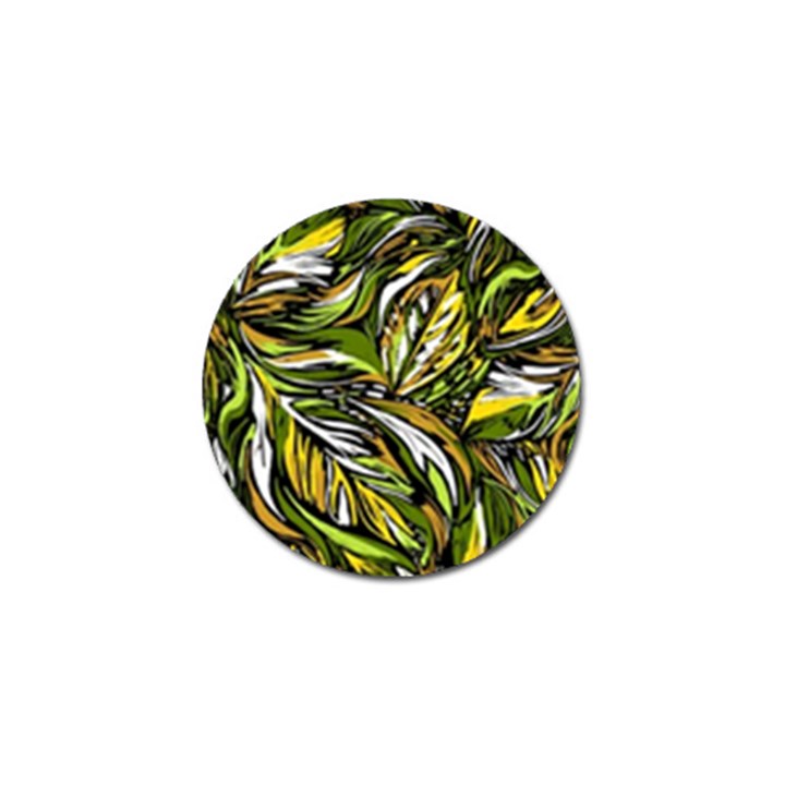 Foliage Pattern Texture Background Golf Ball Marker