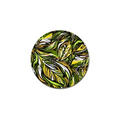 Foliage Pattern Texture Background Golf Ball Marker (4 Pack) by Ravend