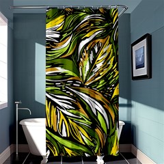 Foliage Pattern Texture Background Shower Curtain 36  X 72  (stall)  by Ravend